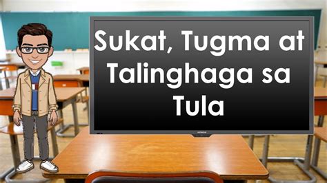 Sukat, Tugma at Talinghaga sa Tula By Sir Juan Malaya.